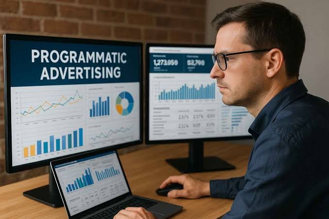 Server racks representing programmatic ad infrastructure